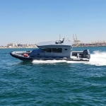 fiberglass military cabin boat